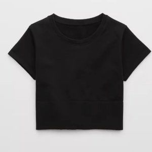 OFFLINE By Aerie Sidewalk Seamless Cropped T-Shirt